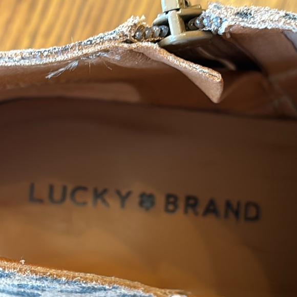 NWOT Lucky Brand Leopard Booties 7.5 - Picture 4 of 4